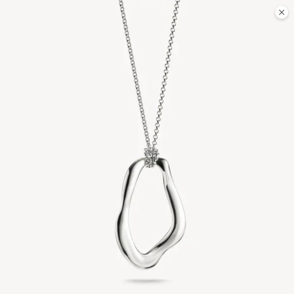 Thomas Sabo Organic Loop Pendant Necklace - Silver